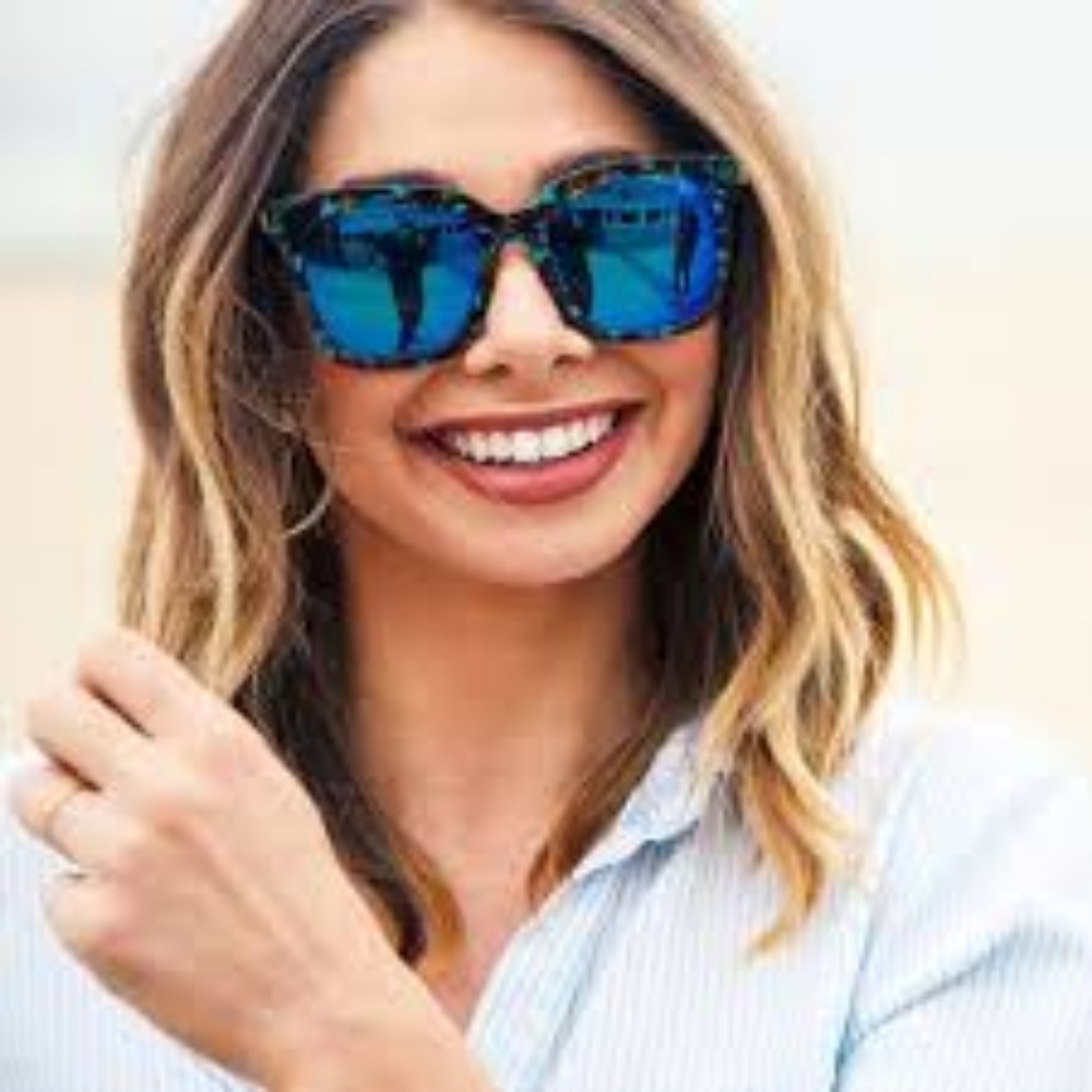 BELLA - TORTOISE + BLUE MIRROR + POLARIZED